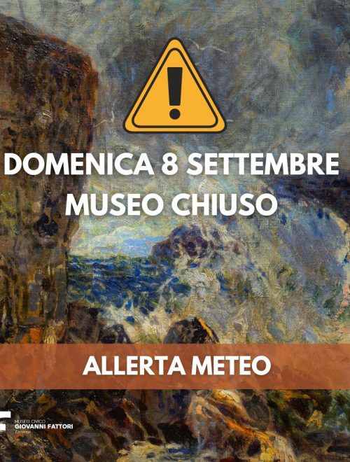 Museo chiuso causa allerta meteo domenica 8 settembre 2024